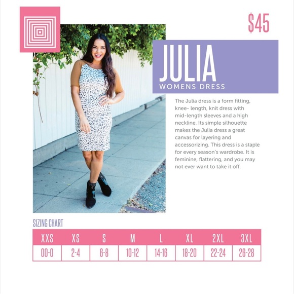 Lularoe black Julia body con T-shirt style dress‎ . NWT. - Picture 3 of 3